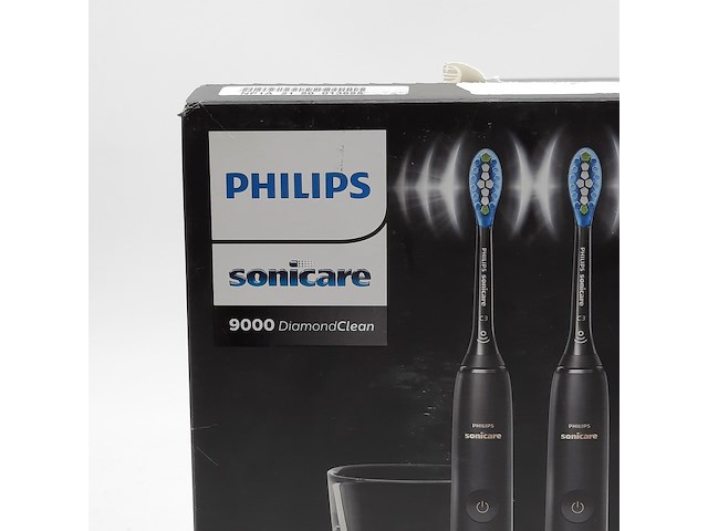 2x set a 2x elektrische tandenborstel, phillips, sonicare 9000 diamond clean - afbeelding 3 van  6