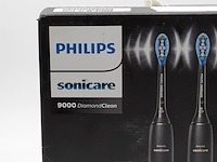 2x set a 2x elektrische tandenborstel, phillips, sonicare 9000 diamond clean - afbeelding 3 van  6