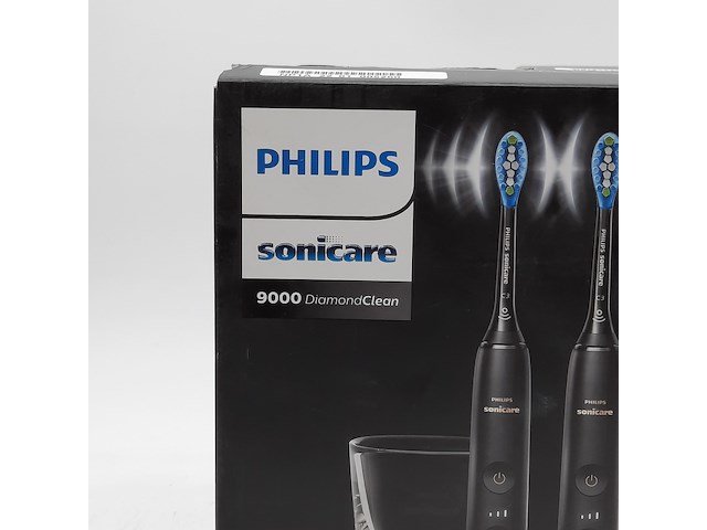 2x set a 2x elektrische tandenborstel, phillips, sonicare 9000 diamond clean - afbeelding 3 van  6