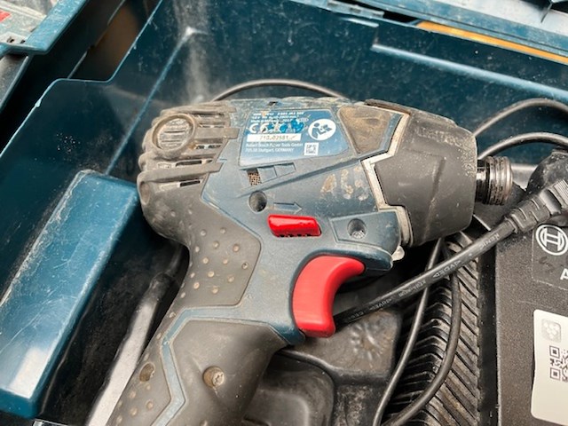 2x set gereedschap in koffer met toebehoren bosch, gsr 14.4v, gsr 18, gdr 18 - afbeelding 4 van  7