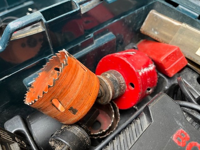 2x set gereedschap in koffer met toebehoren bosch, gsr 14.4v, gsr 18, gdr 18 - afbeelding 6 van  7