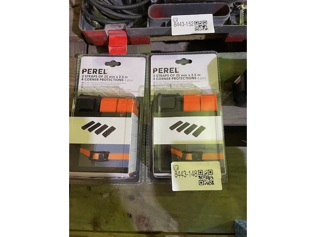 2x set spanbanden perel - afbeelding 3 van  3