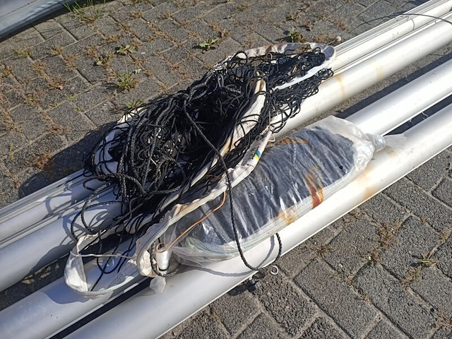 2x set volleybal paal met net - afbeelding 6 van  6