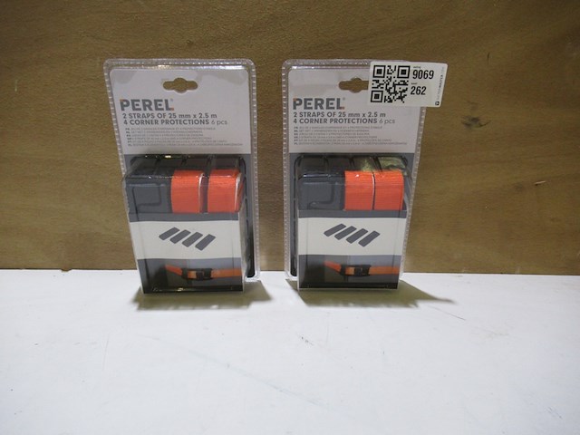 2x sets spanbandjes perel - afbeelding 3 van  3