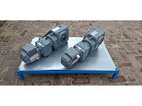 2x sew-eurodrive tandwielmotor, type sa67/t r37 drn63ms4 (2x) - afbeelding 3 van  9