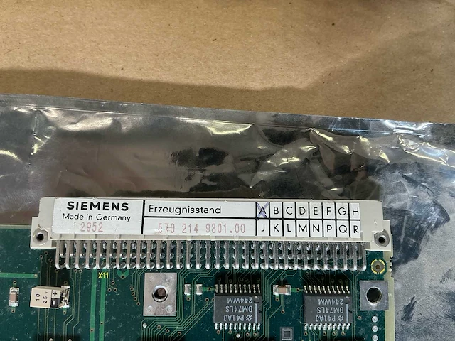 2x siemens 570 214 9301.00 industriële besturingsprint – 1x nieuw, 1x werkend gedemonteerd - afbeelding 6 van  7