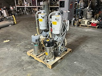 2x siemens / elmo-g - 3kw zijkanaalblower - 2x piovan c10c vacuümtransport unit - afbeelding 10 van  12