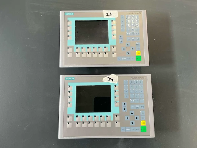 2x siemens simatic op 277 6" hmi operator panel – 6av6643-0ba01-1ax0 – werkend - afbeelding 1 van  10