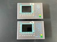 2x siemens simatic op 277 6" hmi operator panel – 6av6643-0ba01-1ax0 – werkend