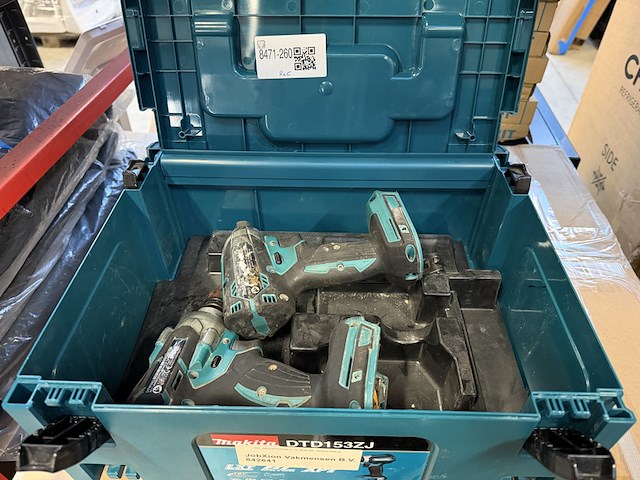 2x slagschroevendraaier, 1x koffer makita, dtd153zj - afbeelding 2 van  4