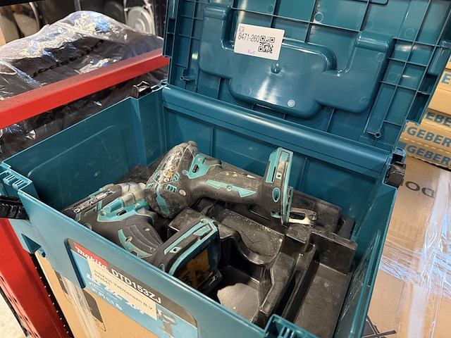 2x slagschroevendraaier, 1x koffer makita, dtd153zj - afbeelding 3 van  4