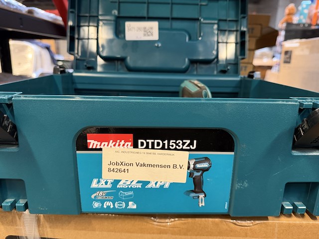2x slagschroevendraaier, 1x koffer makita, dtd153zj - afbeelding 4 van  4