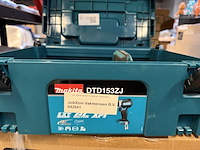 2x slagschroevendraaier, 1x koffer makita, dtd153zj - afbeelding 4 van  4