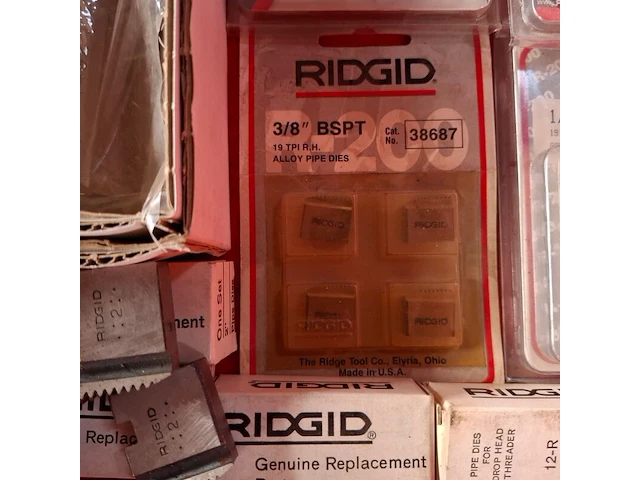 2x snijkop met divers toebehoren ridgid, 1x 66045 en 1x 65980 - afbeelding 14 van  14