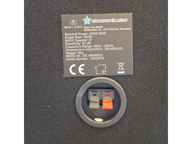 2x speaker, malone - afbeelding 7 van  8