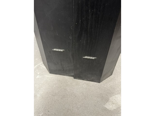 2x speaker met versterker, bose, 501tm, leeg - afbeelding 2 van  7