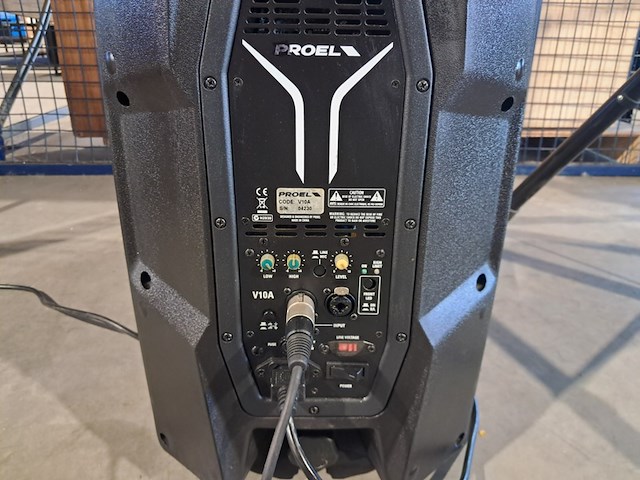 2x speaker, proel, v10a - afbeelding 9 van  10