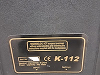 2x speakers, dap, k-112, zwart - afbeelding 5 van  11