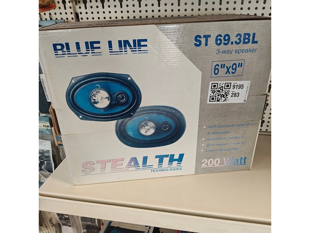 2x speakers, stealth, bleu line - afbeelding 1 van  1