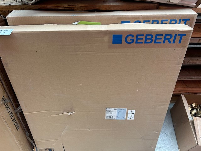 2x spiegel 60 cm met led verlichting, geberit, renova compact - afbeelding 2 van  3