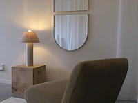 2x spiegels met boogvorm 2-delig – 60 x 50 cm – verticaal & horizontaal ophangbaar vidi, skara - afbeelding 5 van  6