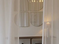 2x spiegels met boogvorm 2-delig – 60 x 50 cm – verticaal & horizontaal ophangbaar vidi, skara - afbeelding 6 van  6