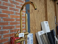 2x staande badkraan glans goud - afbeelding 2 van  8