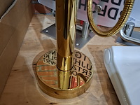 2x staande badkraan glans goud - afbeelding 6 van  8