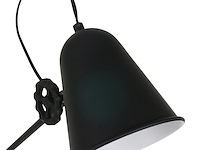 2x staande lamp met e27 fitting, anne light, dolphin 1325zw, zwart, 2026 - afbeelding 3 van  5