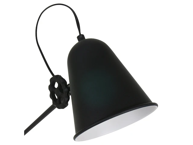 2x staande lamp met e27 fitting, steinhauer, dolphin 1325zw, zwart, 2026 - afbeelding 5 van  5