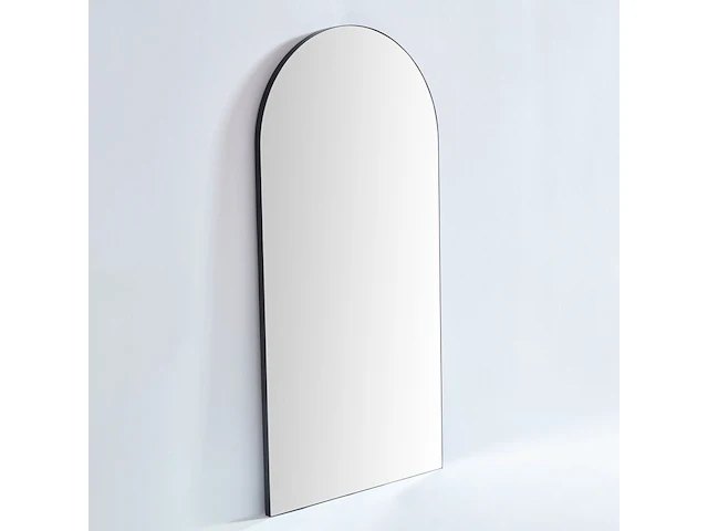2x staande ovale passpiegel – 160 x 80 cm – staand & hangend – zwart vidi, dali - afbeelding 3 van  8