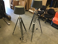 2x staande schemerlampen - afbeelding 1 van  4