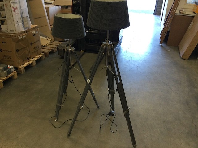 2x staande schemerlampen - afbeelding 2 van  4