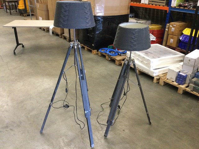 2x staande schemerlampen - afbeelding 3 van  4