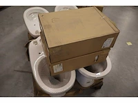 2x staande toiletpot sphinx, 300 basic, wit - afbeelding 6 van  6
