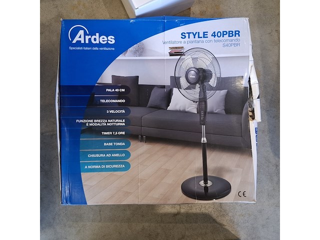 2x staande ventilator, ardes, style 41pb - afbeelding 1 van  4