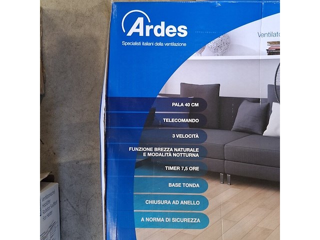 2x staande ventilator, ardes, style 41pb - afbeelding 3 van  4
