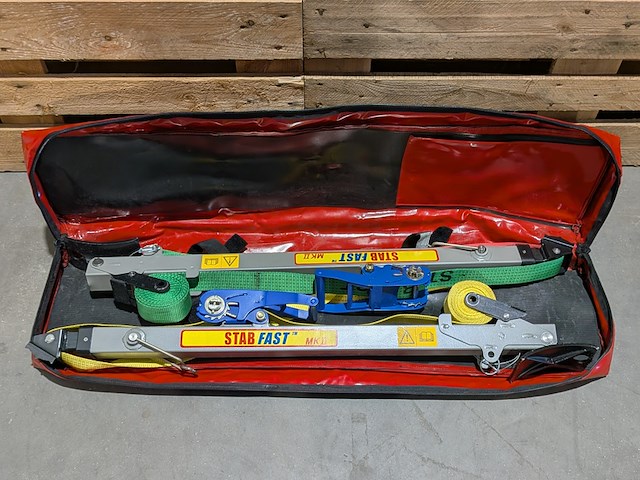 2x stabilisatiesysteem in transporttas, weber rescue systems, stab-fast mkii - afbeelding 2 van  6