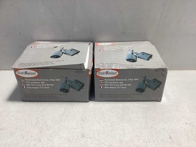 2x stahlkaiser - 80 + 65 mm - 2 diamant dozenboren - 80 + 65 mm (2x) - afbeelding 1 van  4