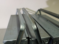 2x stalen gereedschapskist grijs - afbeelding 7 van  11