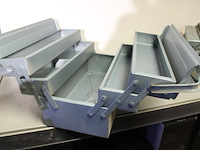 2x stalen gereedschapskist grijs - afbeelding 10 van  11