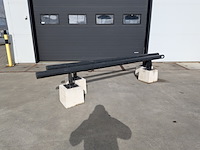 2x stalen railing/barriere - afbeelding 1 van  6