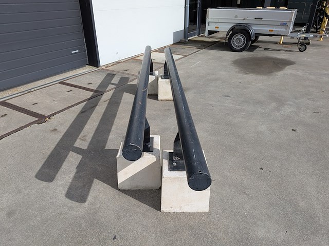 2x stalen railing/barriere - afbeelding 2 van  6