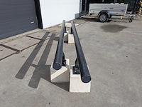 2x stalen railing/barriere - afbeelding 2 van  6