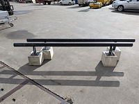 2x stalen railing/barriere - afbeelding 4 van  6