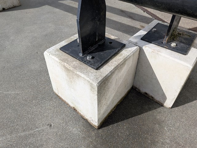 2x stalen railing/barriere - afbeelding 6 van  6