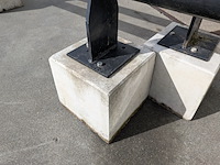 2x stalen railing/barriere - afbeelding 6 van  6