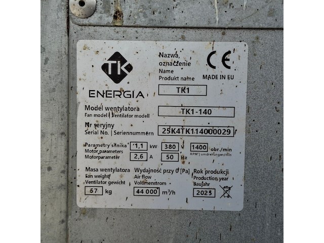 2x stalventilator, tk energia, tk1-140 - afbeelding 10 van  10