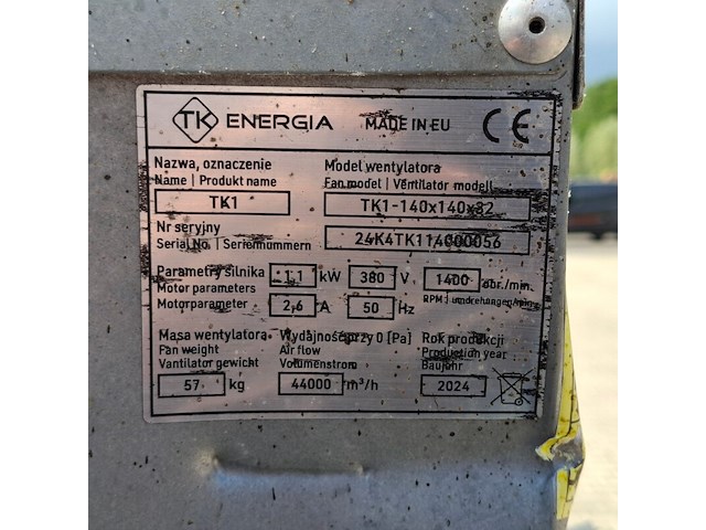 2x stalventilator, tk energia, tk1, 2024 - afbeelding 10 van  10