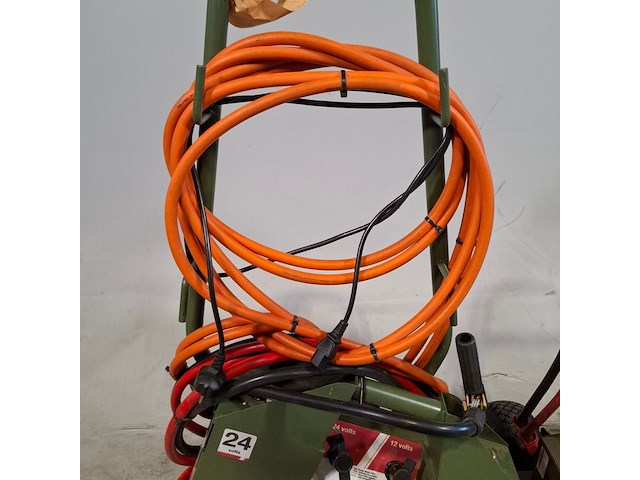2x startbooster op transportwagen, powervamp, nato - afbeelding 3 van  17